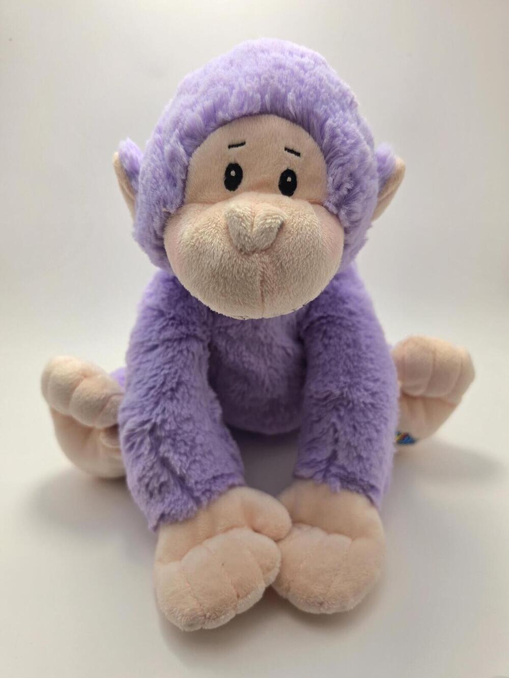 Vintage Webkinz Jr Purple Monkey the Floppy Monkey Plush (12 inch)